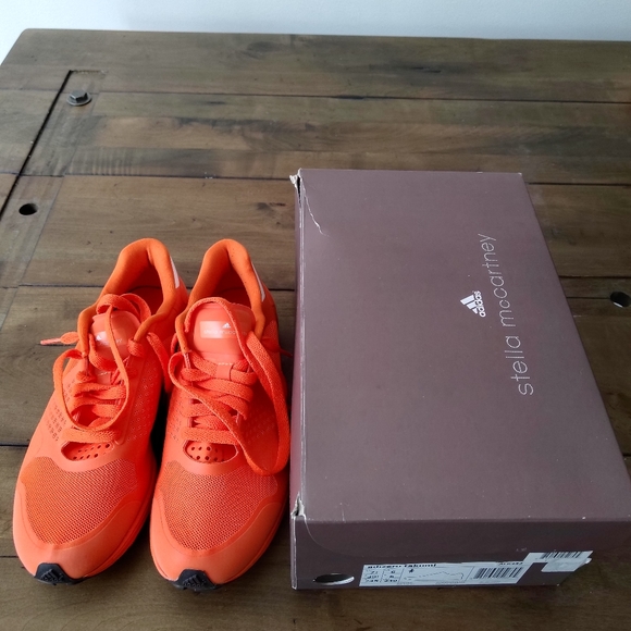 Stella McCartney adidas orange racing runners - Picture 2 of 11
